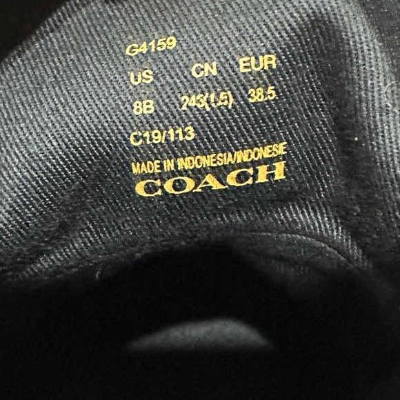 Coach x Guang Yu High Top Leather Sneakers - Picture 13 of 14